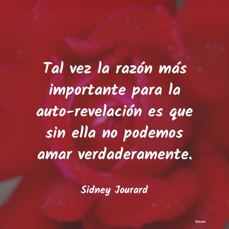 frases de Sidney Jourard