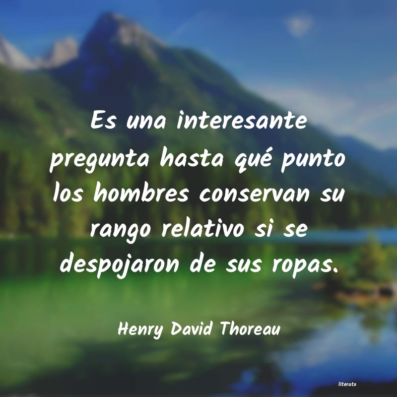 frases de Henry David Thoreau
