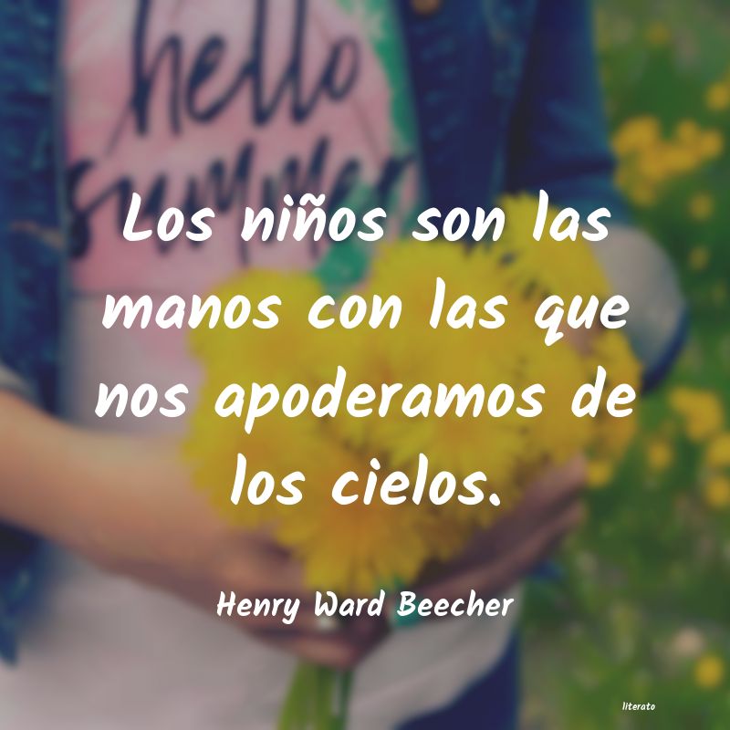 frases de Henry Ward Beecher