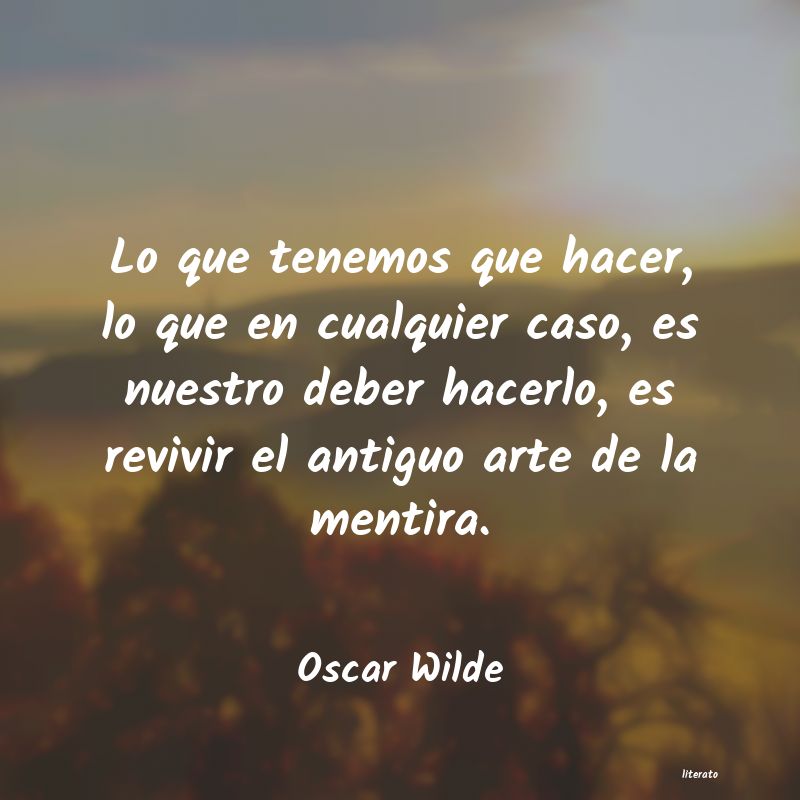 Frases de Oscar Wilde