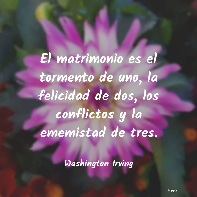 Frases de Washington Irving