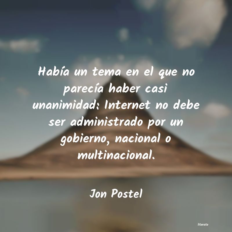 frases de Jon Postel