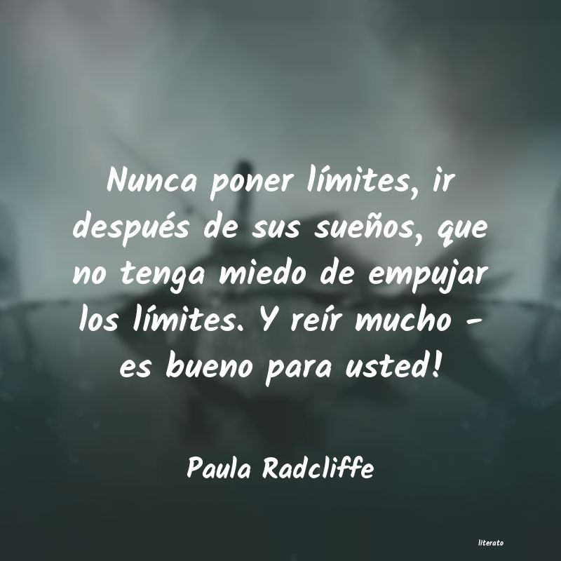 Frases de Paula Radcliffe