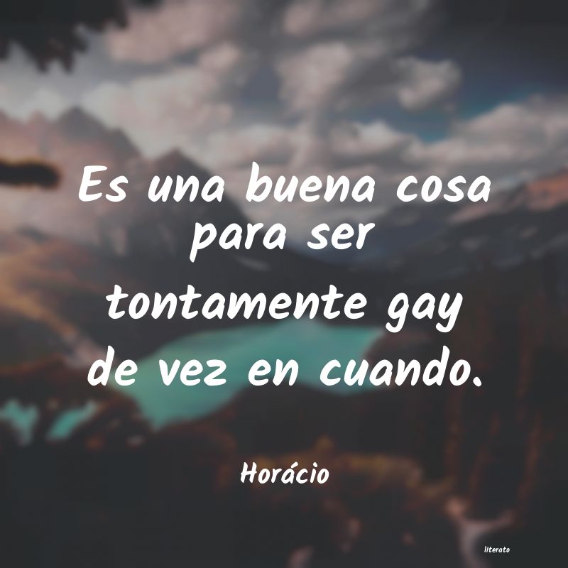 frases de Horácio