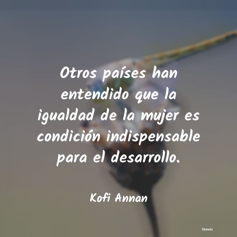 desarrollo humano kofi annan