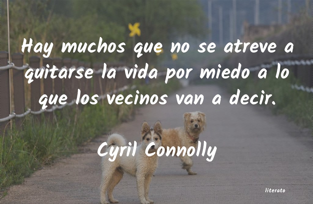 frases de Cyril Connolly