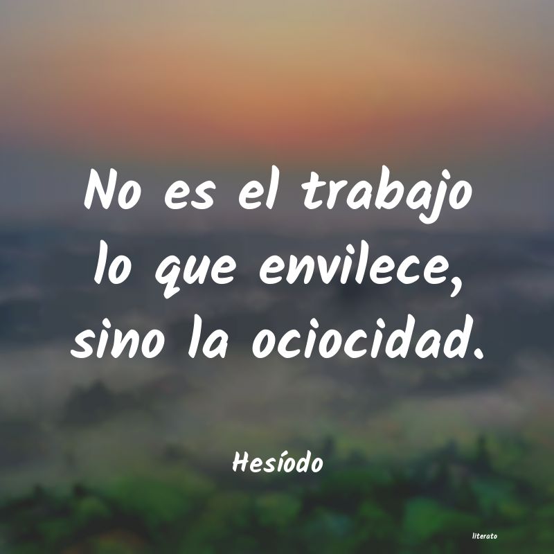 Frases de Hesíodo