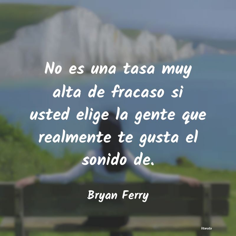 Frases de Bryan Ferry