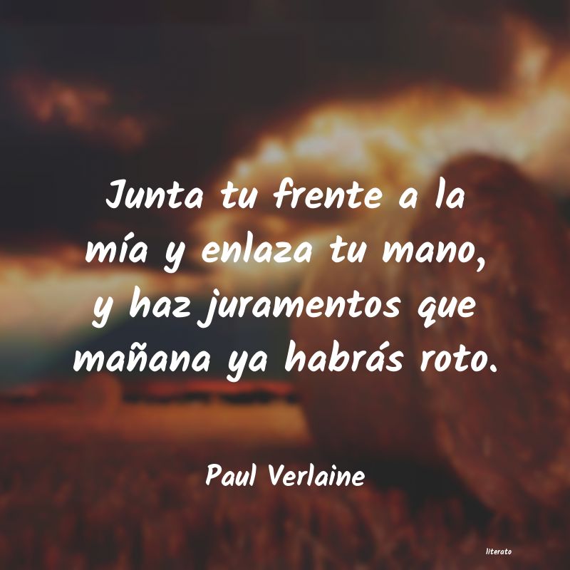 frases de Paul Verlaine