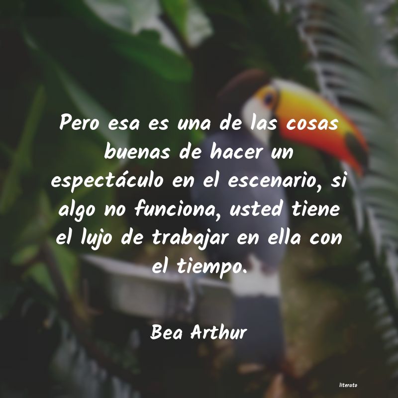 frases de Bea Arthur