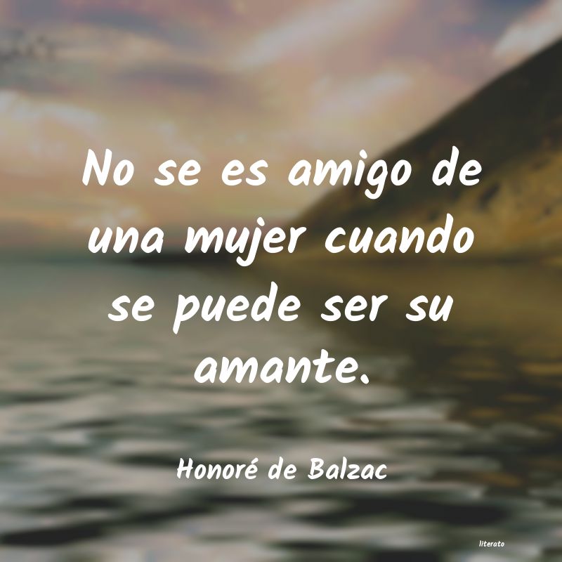 Frases de Honoré de Balzac