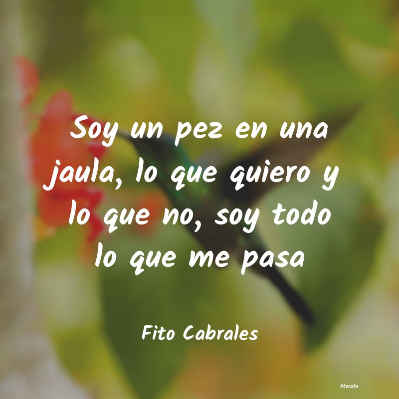 Frases de Fito Cabrales