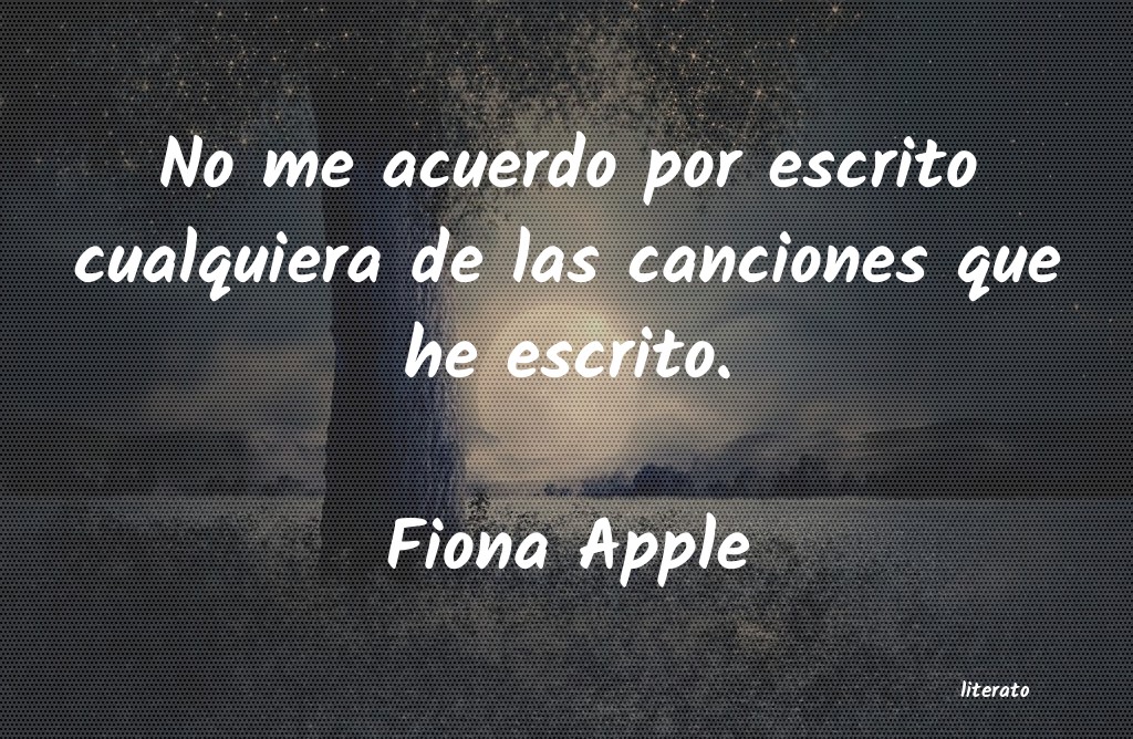 Frases de Fiona Apple