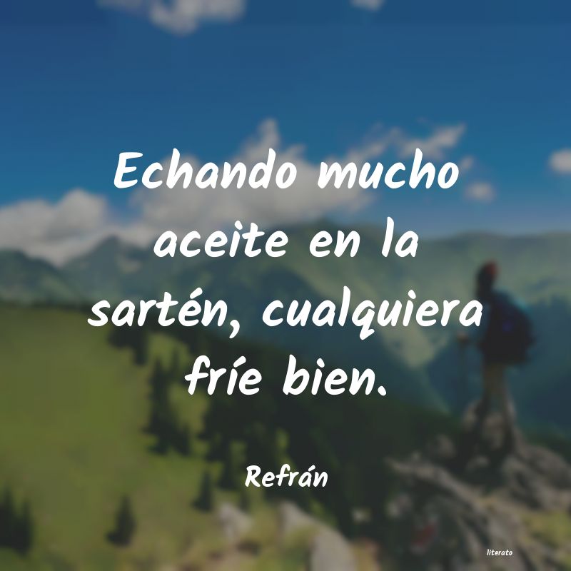 Frases de Refrán