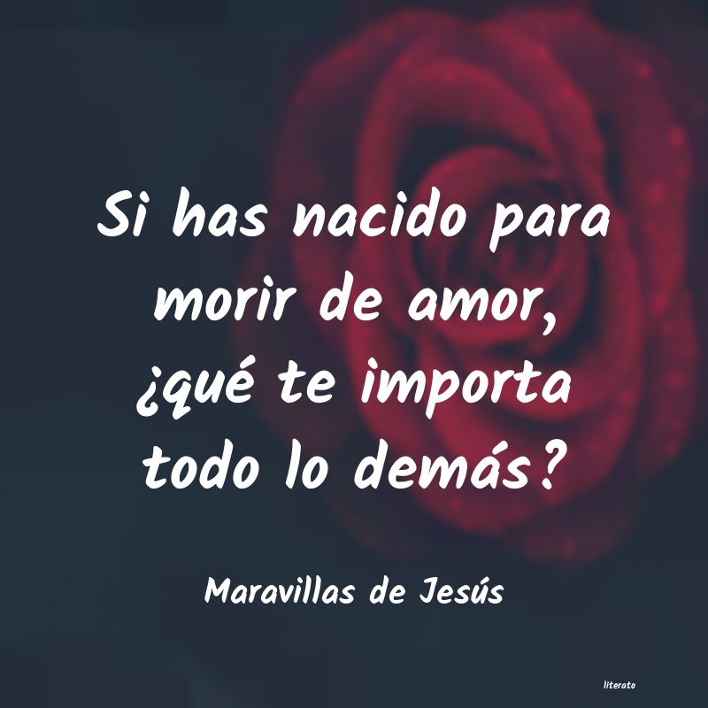 Frases de Maravillas de Jesús