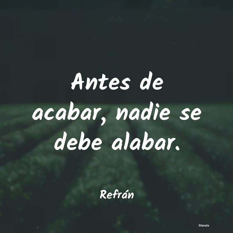 frases de Refrán
