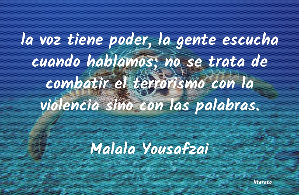 Frases de Malala Yousafzai