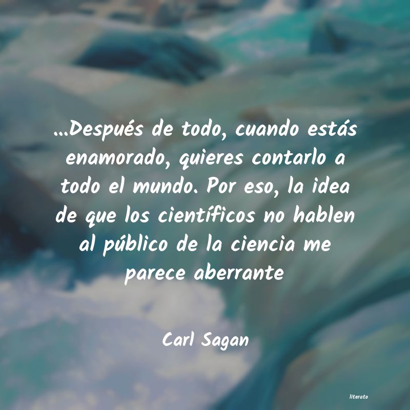 Frases de Carl Sagan