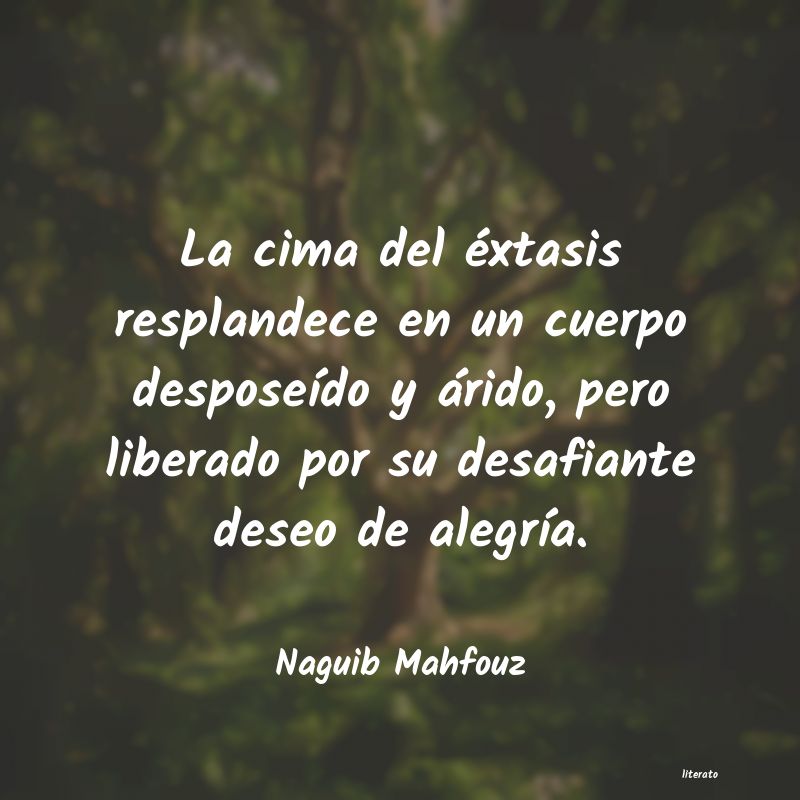 Frases de Naguib Mahfouz