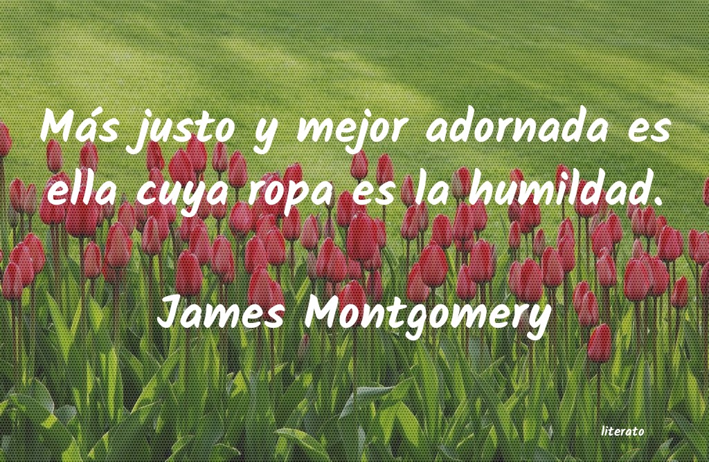 Frases de James Montgomery