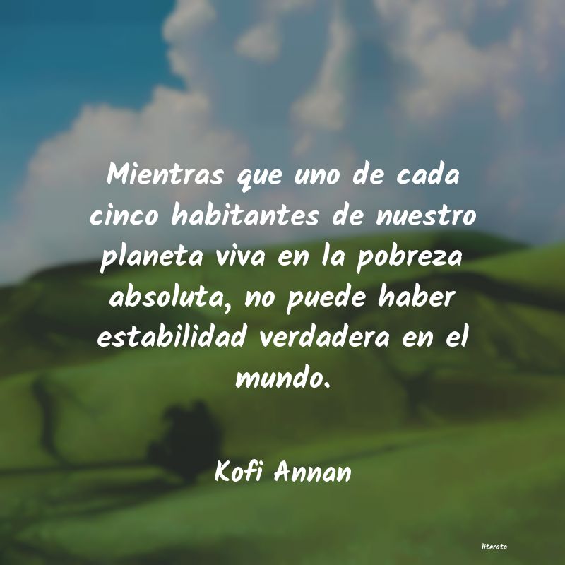 Frases de Kofi Annan