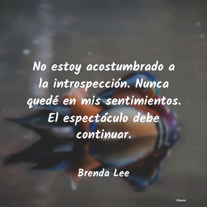 frases de Brenda Lee
