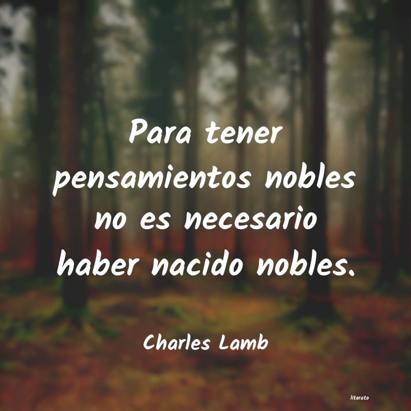 frases de Charles Lamb