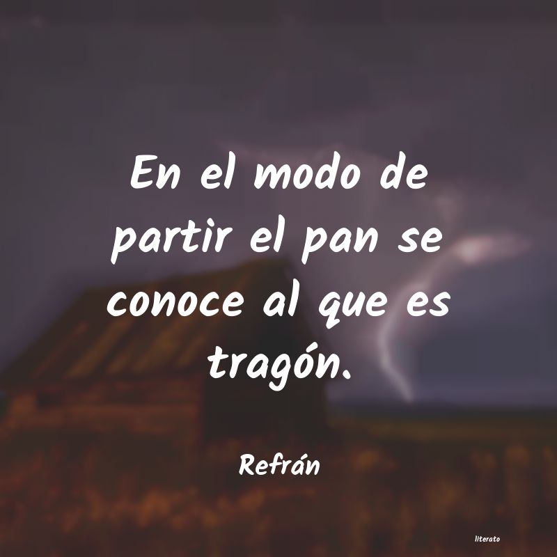 Frases de Refrán