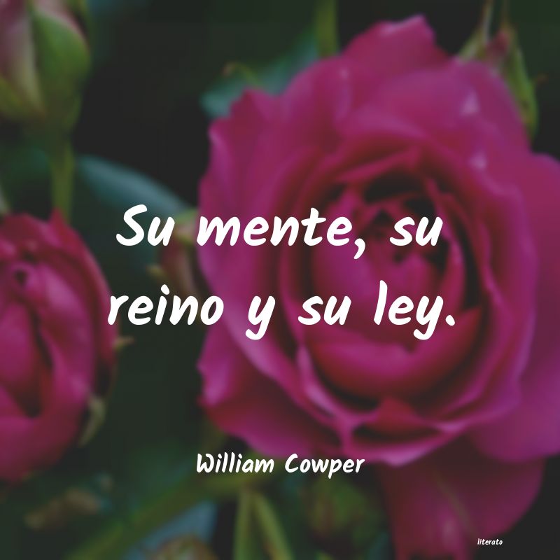 Frases de William Cowper