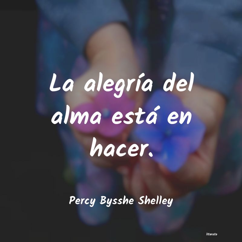 Frases de Percy Bysshe Shelley