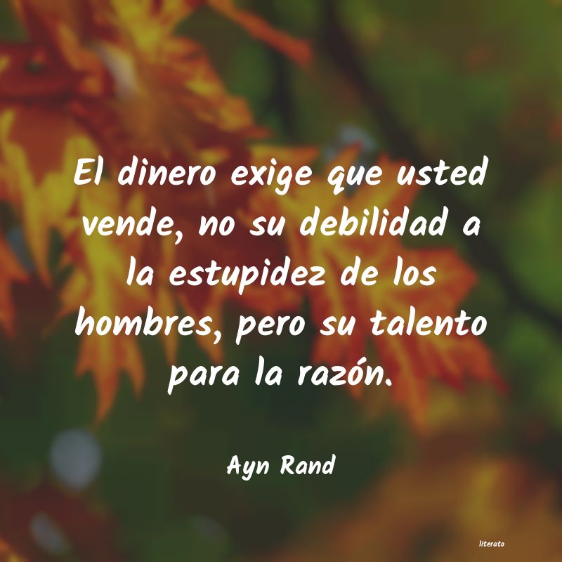 frases de Ayn Rand