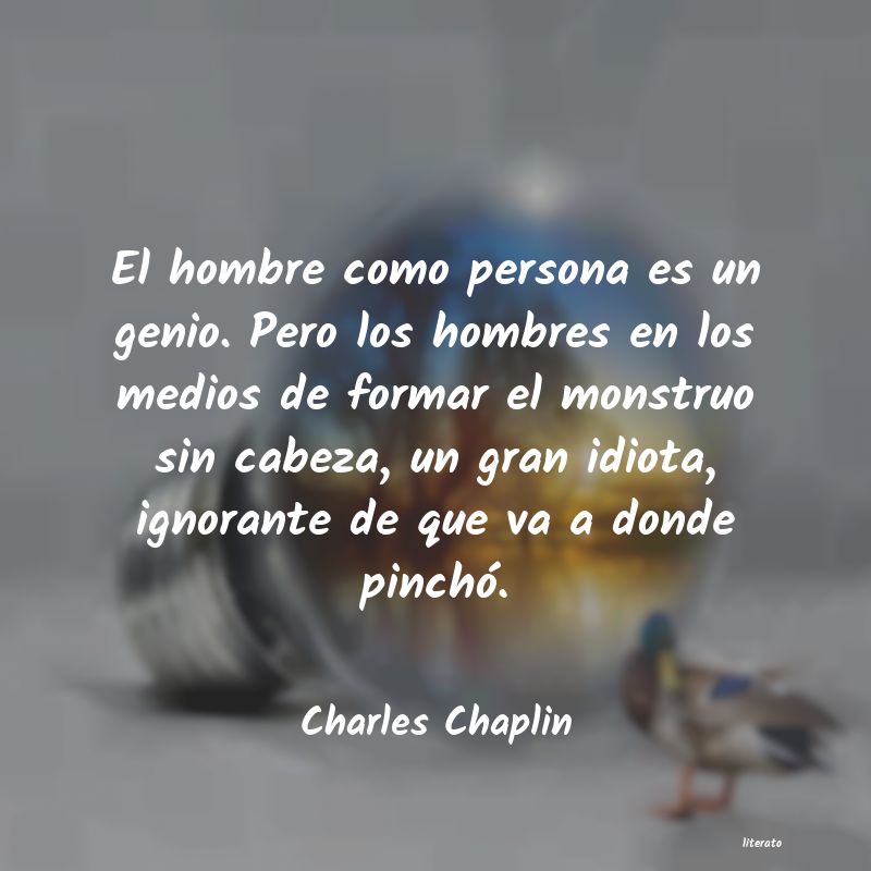 Frases de Charles Chaplin