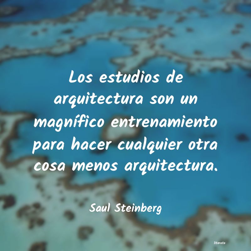 frases de Saul Steinberg