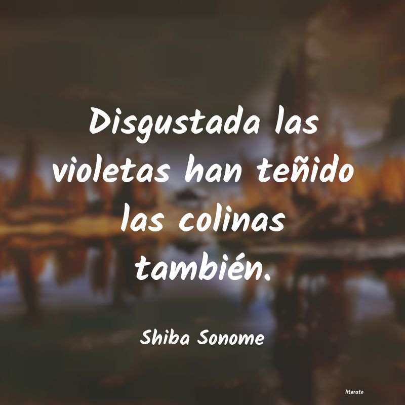 Frases de Shiba Sonome