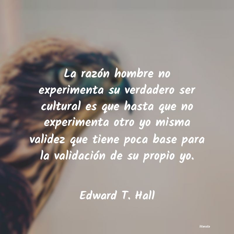 frases de Edward T. Hall