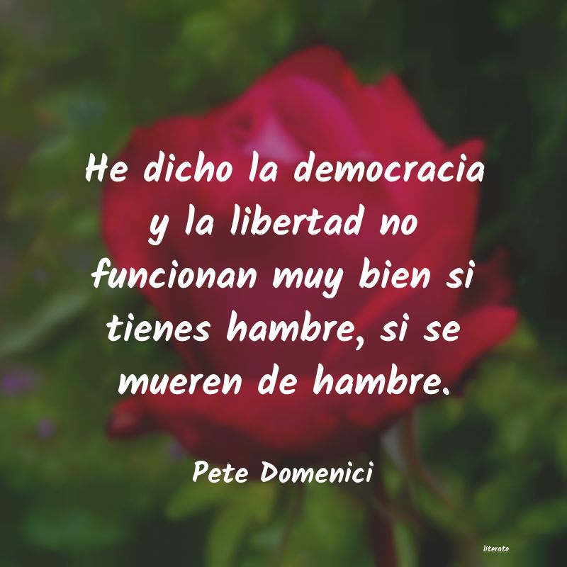 frases de Pete Domenici