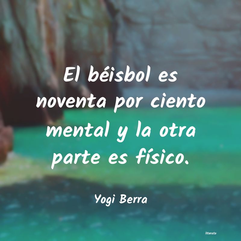 Frases de Yogi Berra