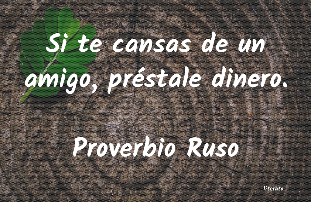 Frases de Proverbio Ruso