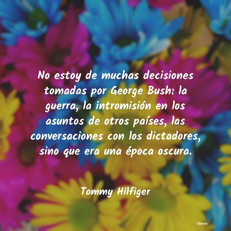 Frases de Tommy Hilfiger