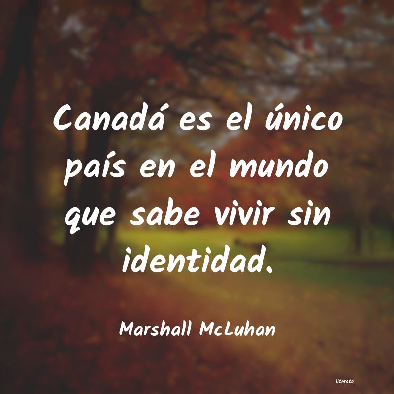 frases de Marshall McLuhan