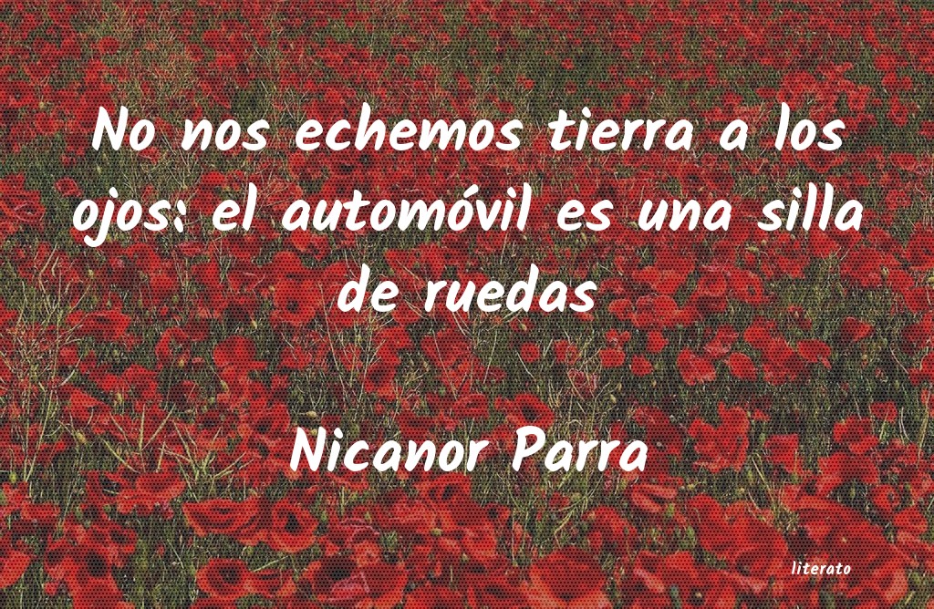 frases de Nicanor Parra