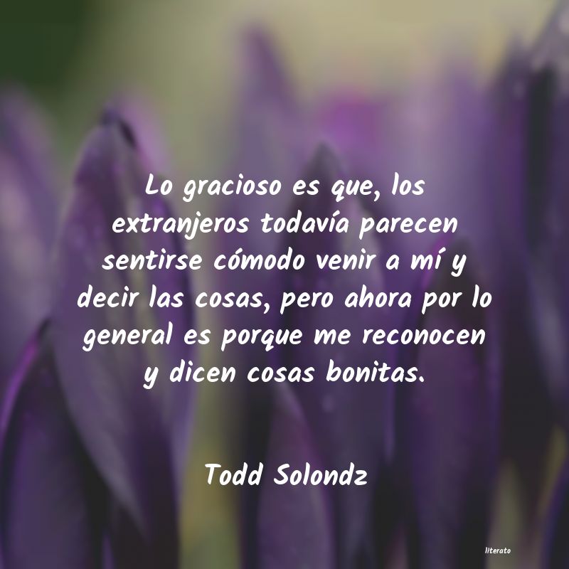 frases de Todd Solondz