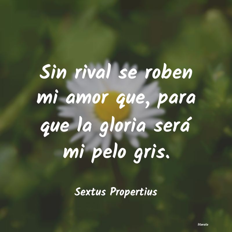 Frases de Sextus Propertius