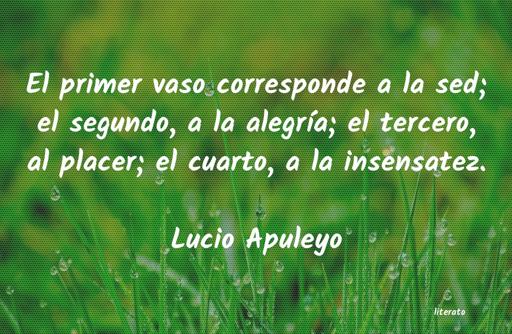 Frases de Lucio Apuleyo
