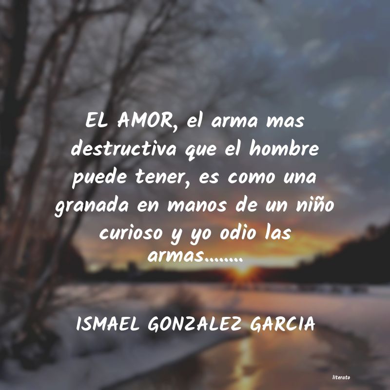 Frases de ISMAEL GONZALEZ GARCIA