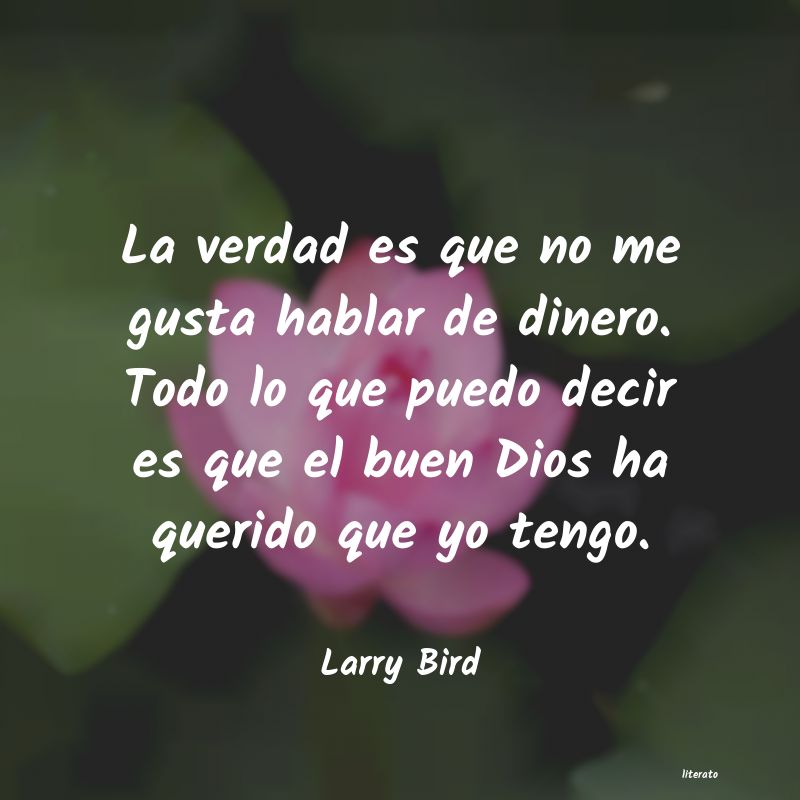 frases de Larry Bird