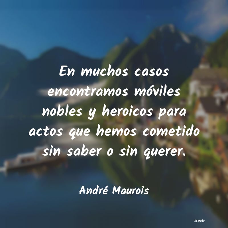 frases de André Maurois
