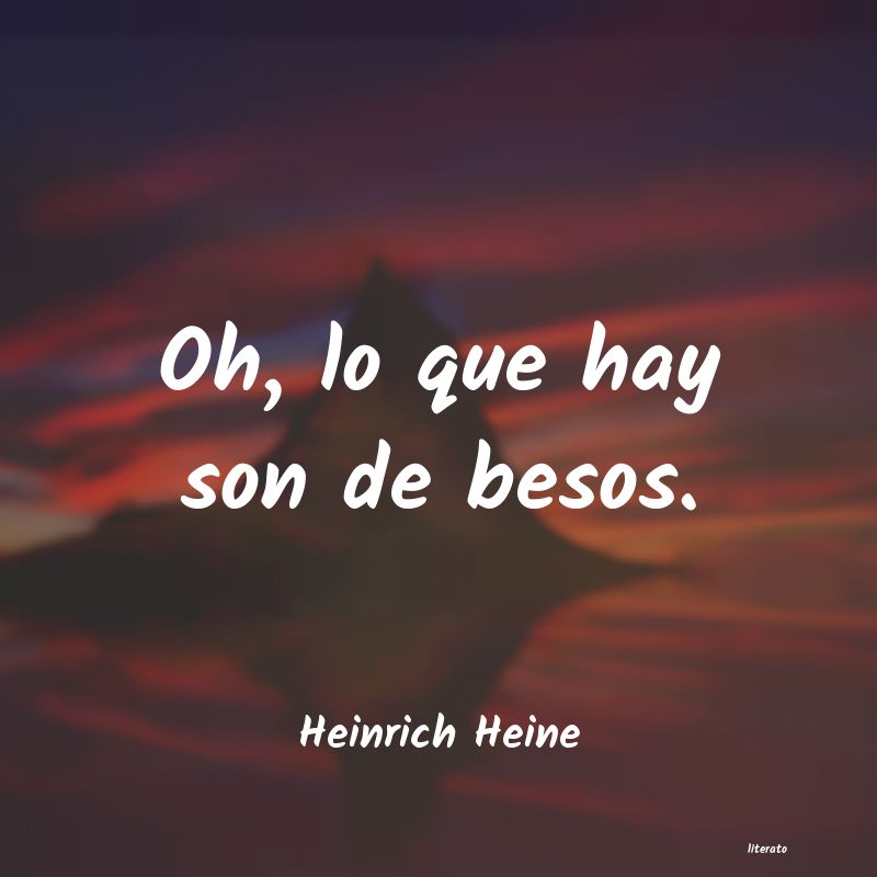 frases de Heinrich Heine