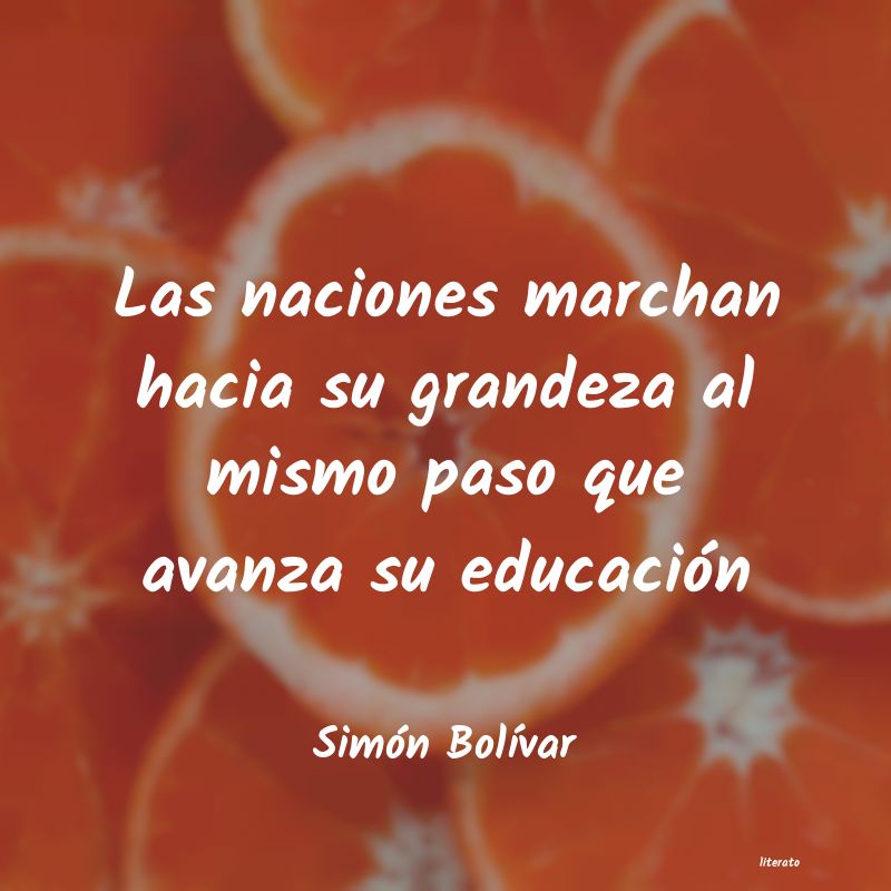 frases de Simón BolÃvar