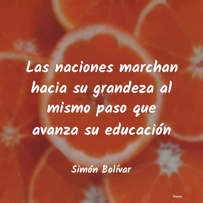 pensamientos de simon bolivar sobre el optimismo